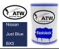 Preview: Nissan, Just Blue, BX5: 500ml Lackdose, von ATW Autoteile West.